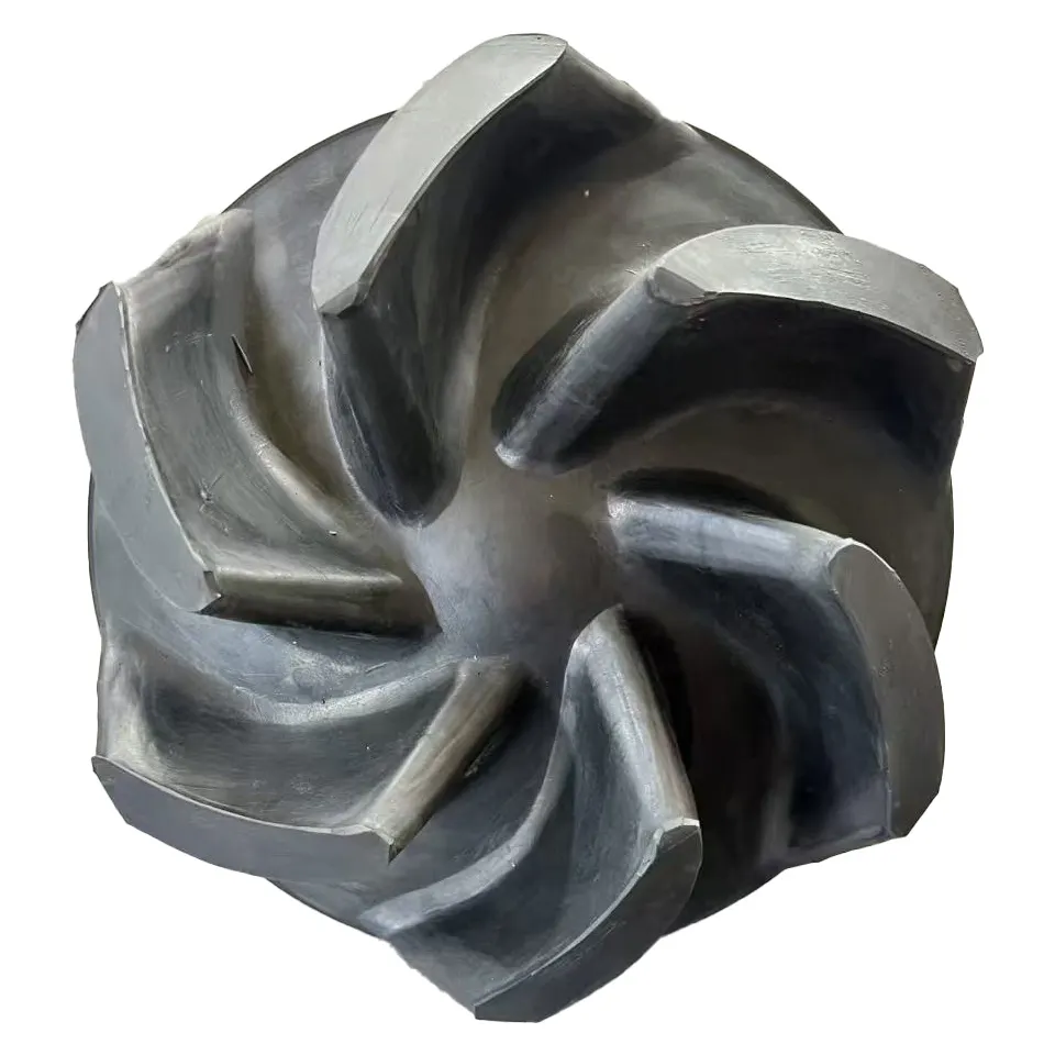 6-łopatkowy otwarty gumowy wirnik pompy szlamowej