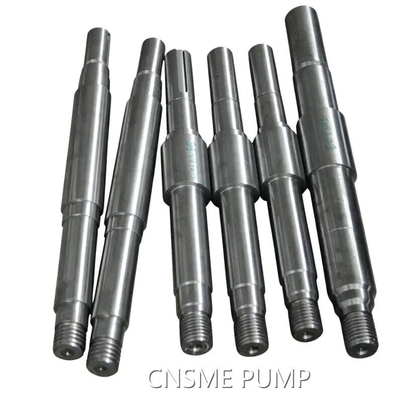 Horizontal slurry pump shaft