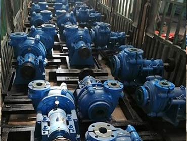 35 Sets of Rubber Lined Slurry Pumps Ready to Go