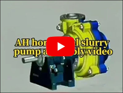 AH horizontal slurry pump assembly